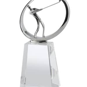 Metal Golf Figure Trophy
