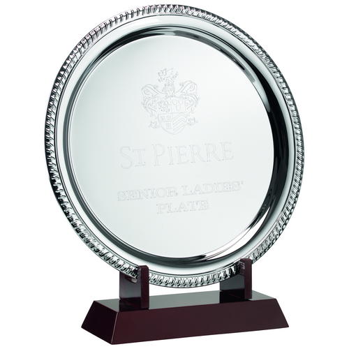 Photo of Silver Plated Salver on Stand