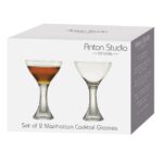 Gift Box for Set of 2 Manhattan Coctail Glasses